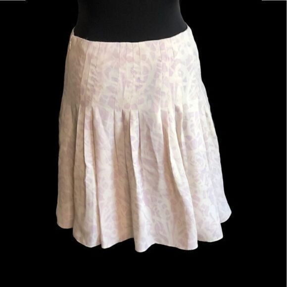 Loft Lilac Print Skirt - Picture 3 of 7